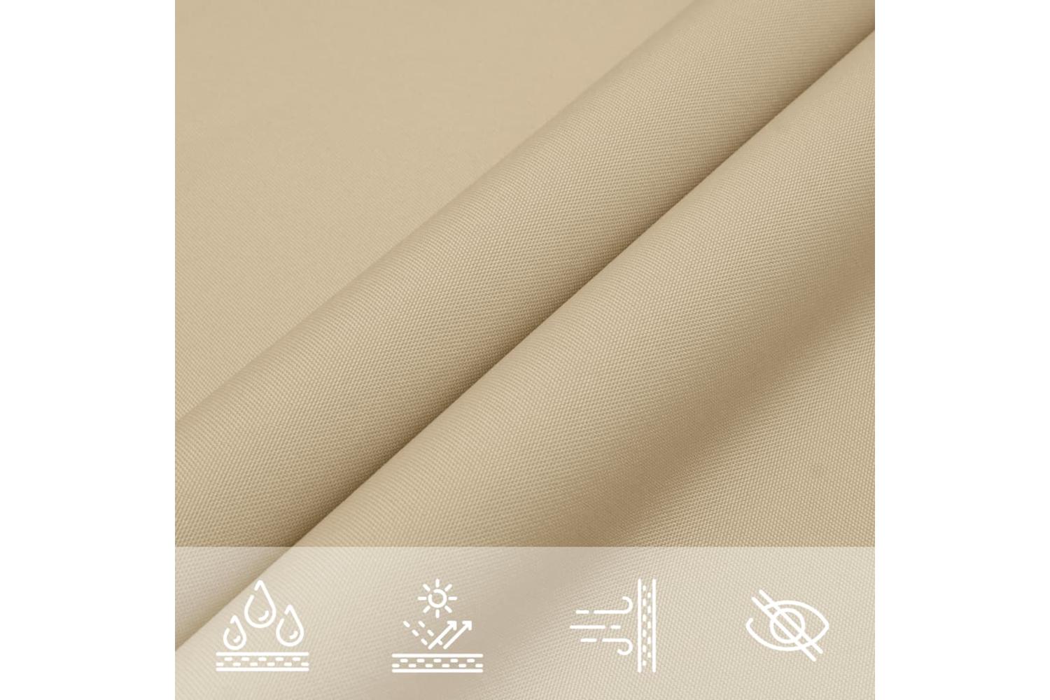 Vidaxl 135179 Sunshade Sail Oxford Fabric Triangular 4x5x5 M Beige-4