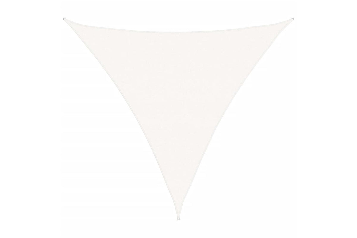 vidaXL 43019 Sunshade Sail Hdpe Triangular 5x5x5 M White