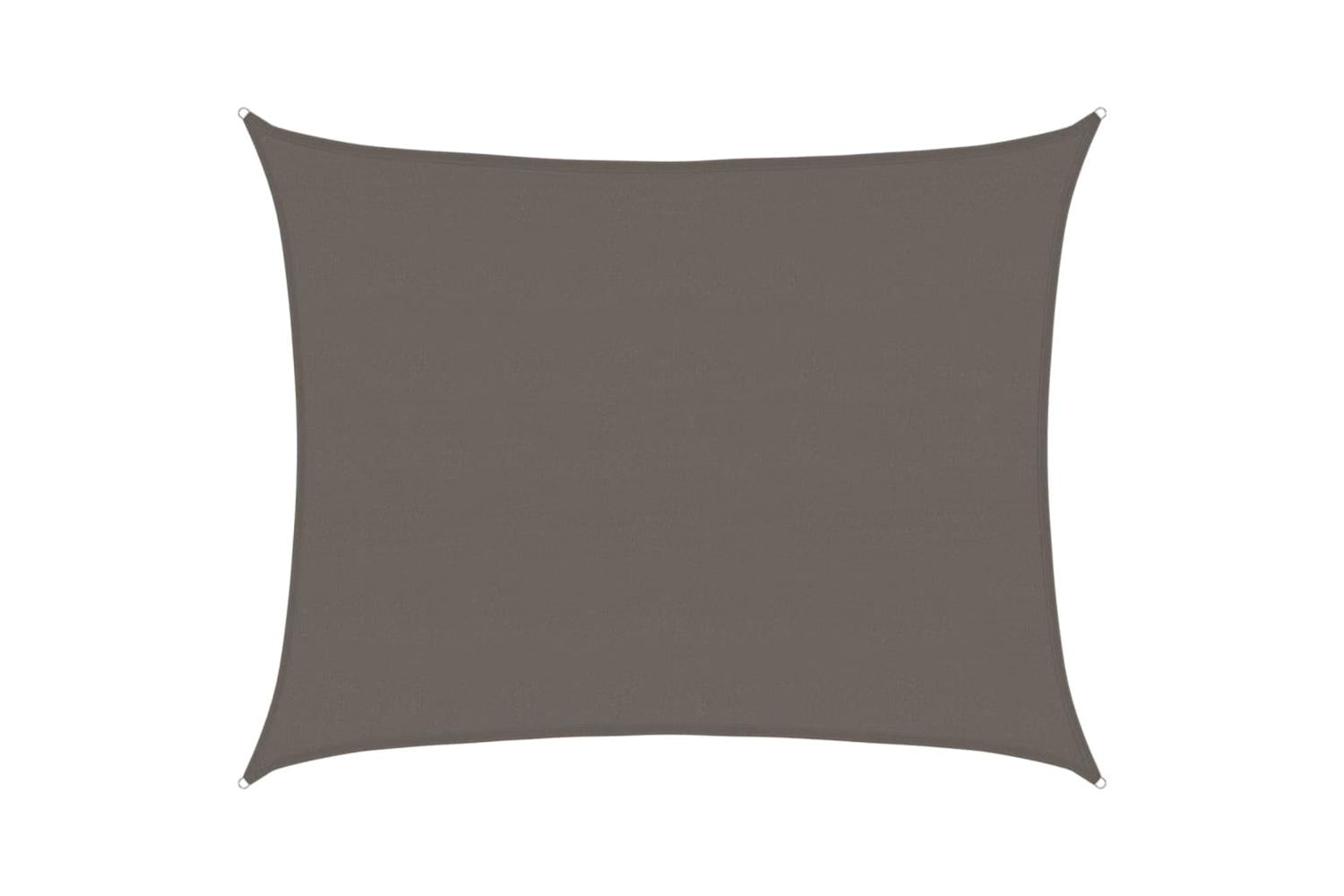 Vidaxl 311085 Sunshade Sail 160 G/mâ² Anthracite 6x8 M Hdpe