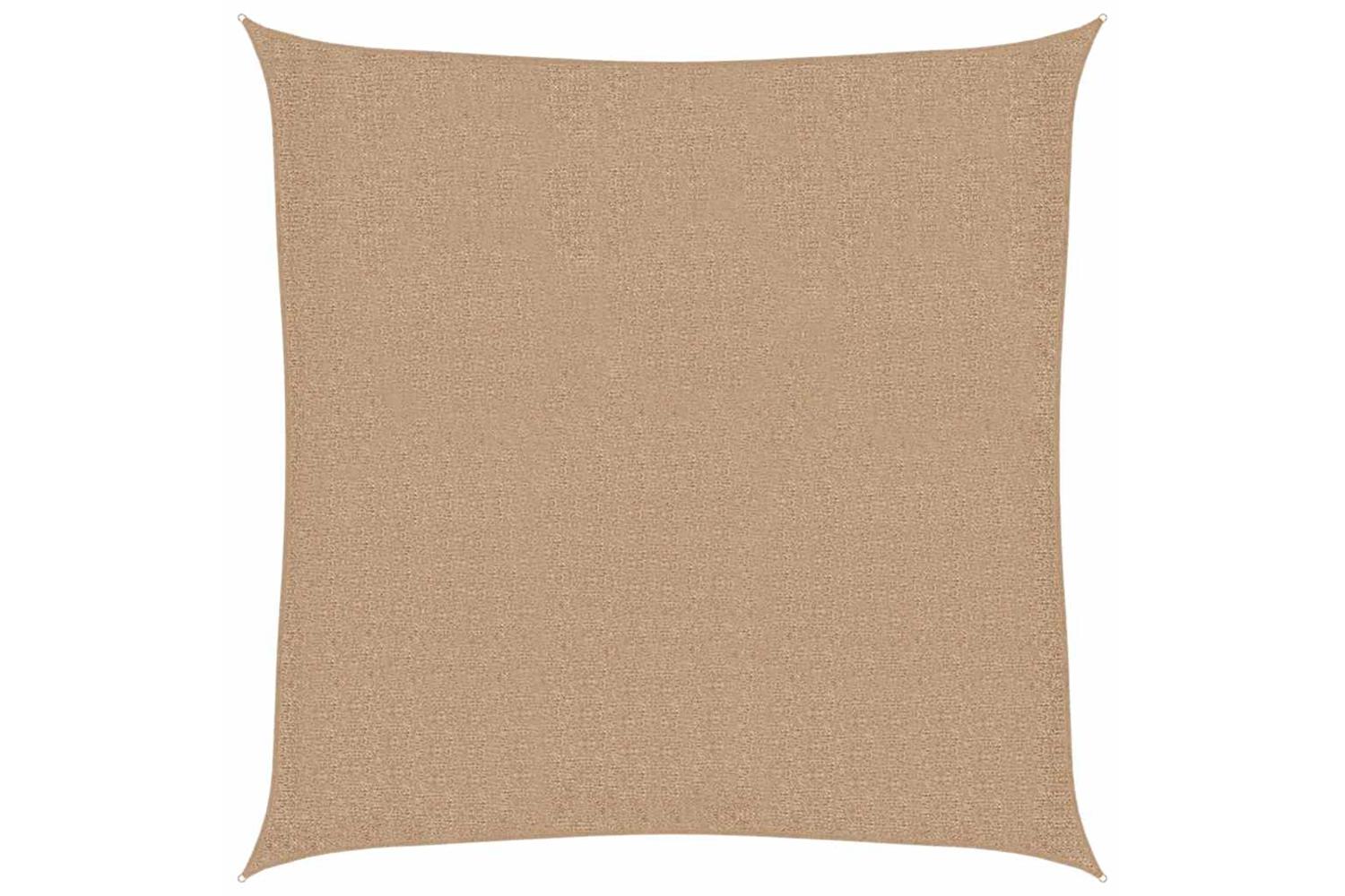 Vidaxl 311385 Sunshade Sail 160 G/mâ² Taupe 3.6x3.6 M Hdpe