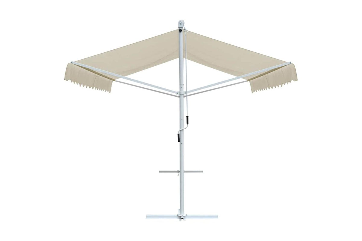 Vidaxl 143744 Free Standing Awning 3x3 M Cream-3