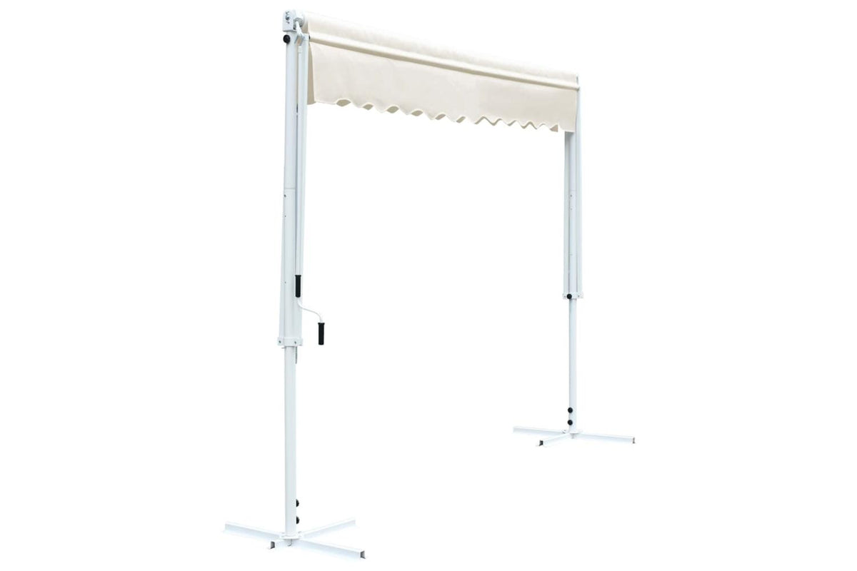 Vidaxl 143744 Free Standing Awning 3x3 M Cream-4