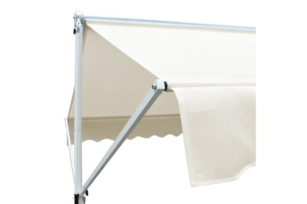Vidaxl 143744 Free Standing Awning 3x3 M Cream-6