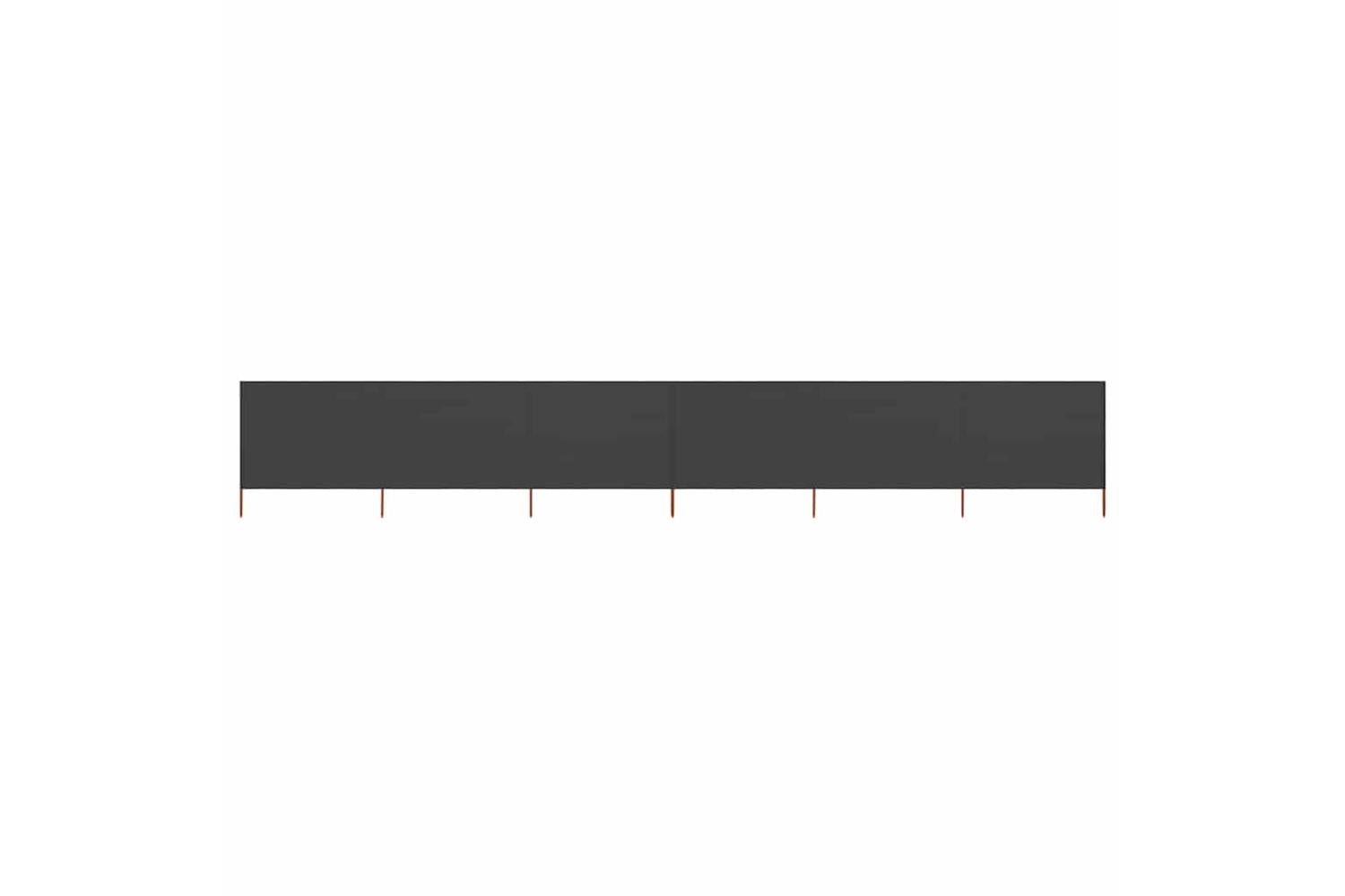 vidaXL 47182 6-panel Wind Screen Fabric 800x160cm Anthracite