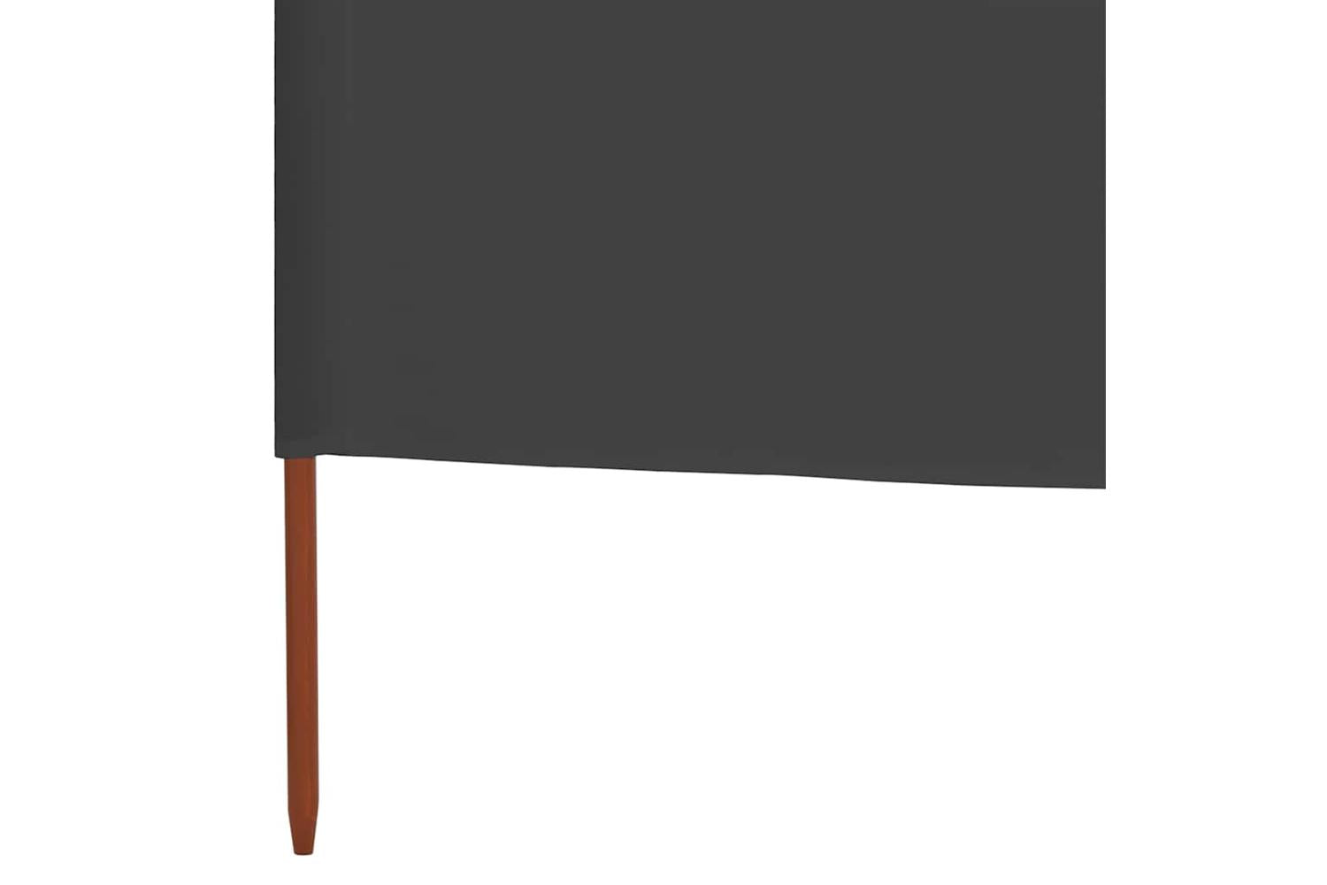 vidaXL 47182 6-panel Wind Screen Fabric 800x160cm Anthracite-5