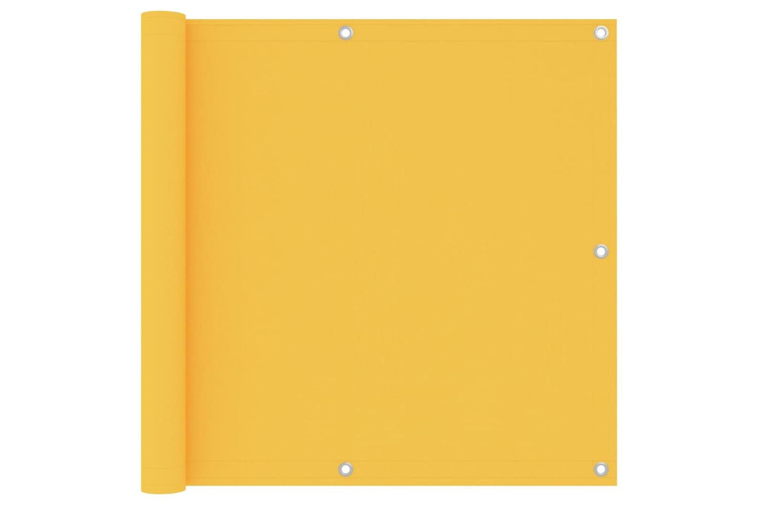 vidaXL 135024 Balcony Screen Yellow 90x300cm Oxford Fabric