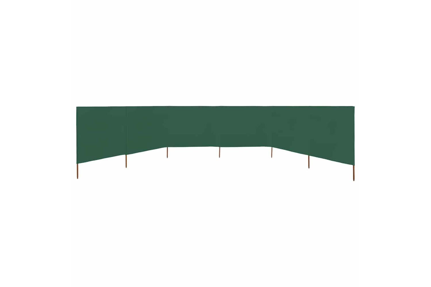 vidaXL 44544 6-panel Wind Screen Fabric 800x80cm Green-3
