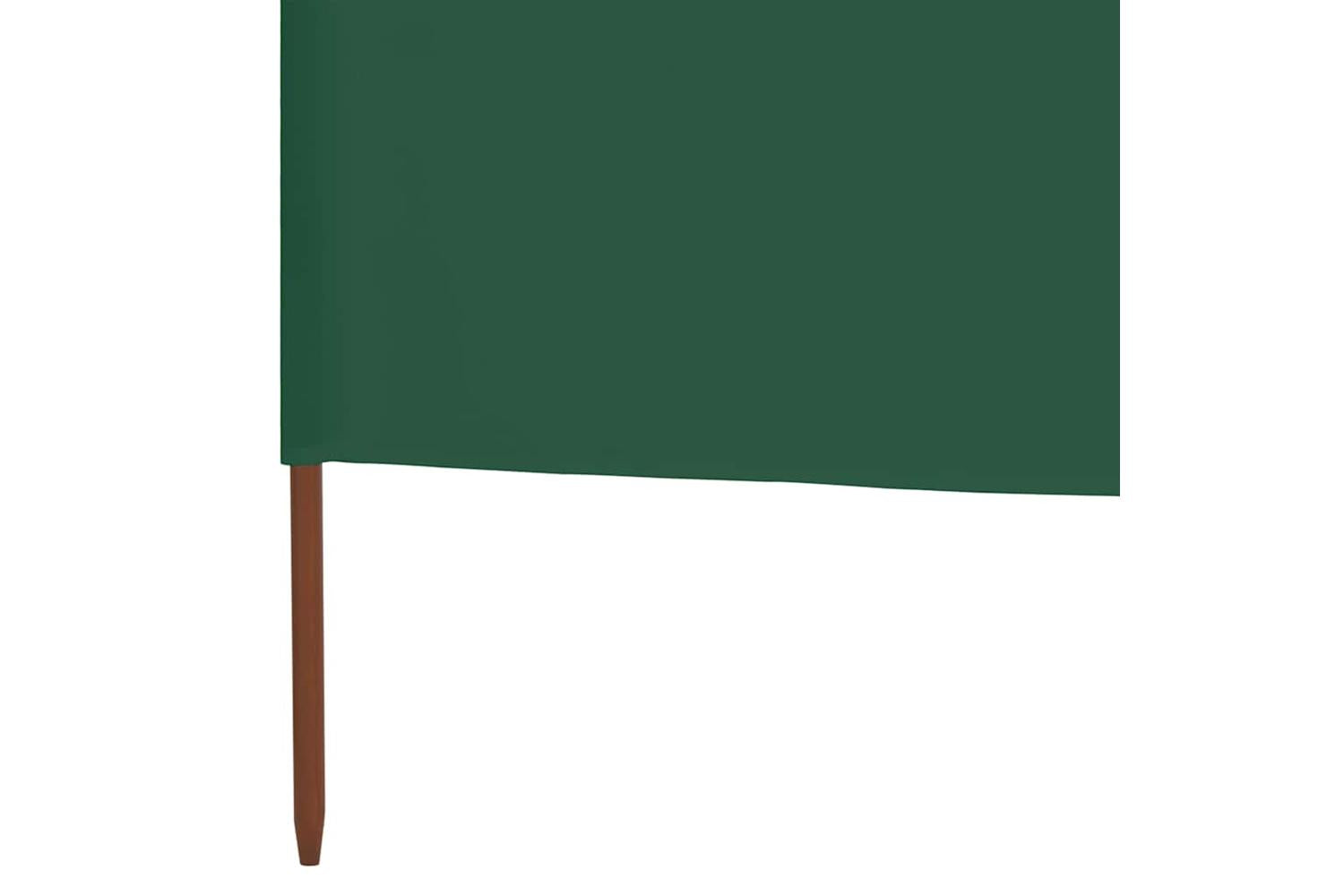 vidaXL 44544 6-panel Wind Screen Fabric 800x80cm Green-5