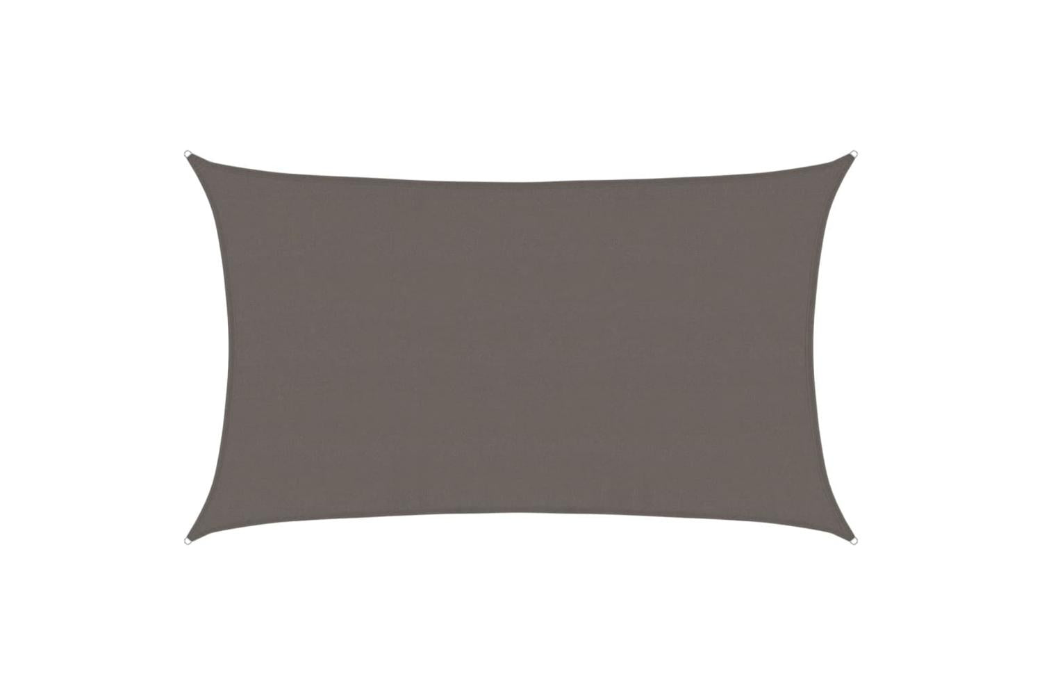 vidaXL 311083 Sunshade Sail 160 G/mÂ² Anthracite 5x8 M Hdpe