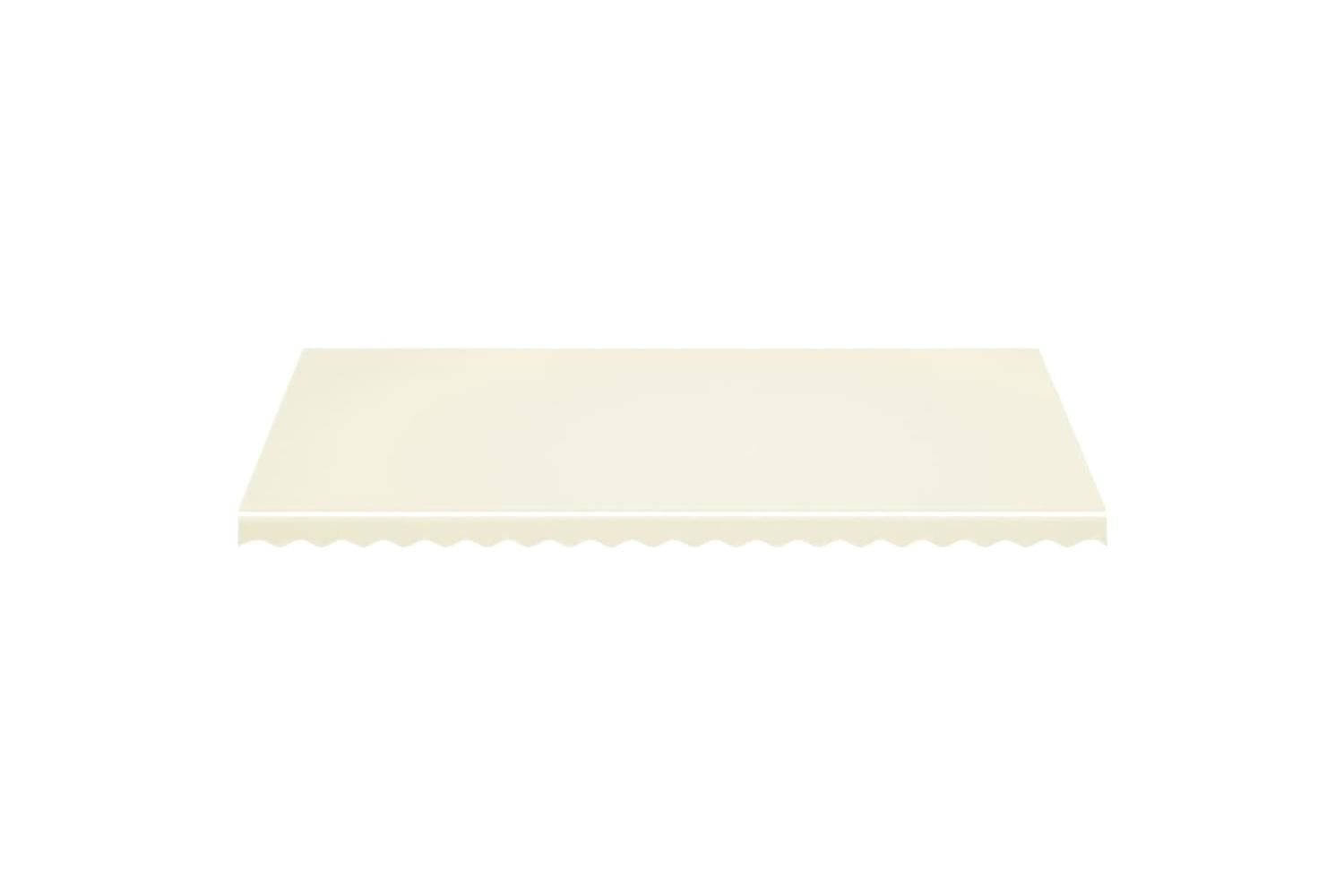 Vidaxl Replacement Fabric For Awning Cream 5x3.5 M-3