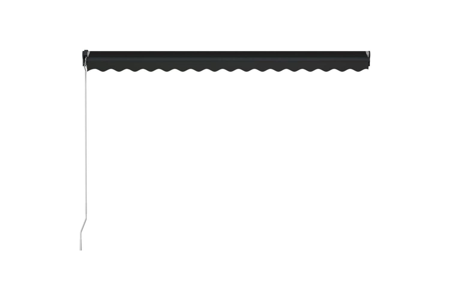 vidaXL 3051240 Manual Retractable Awning 450x300cm Anthracite-5