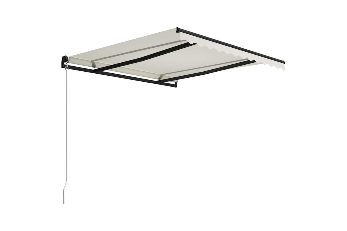 vidaXL 3055185 Manual Retractable Awning 300x250cm Cream-3