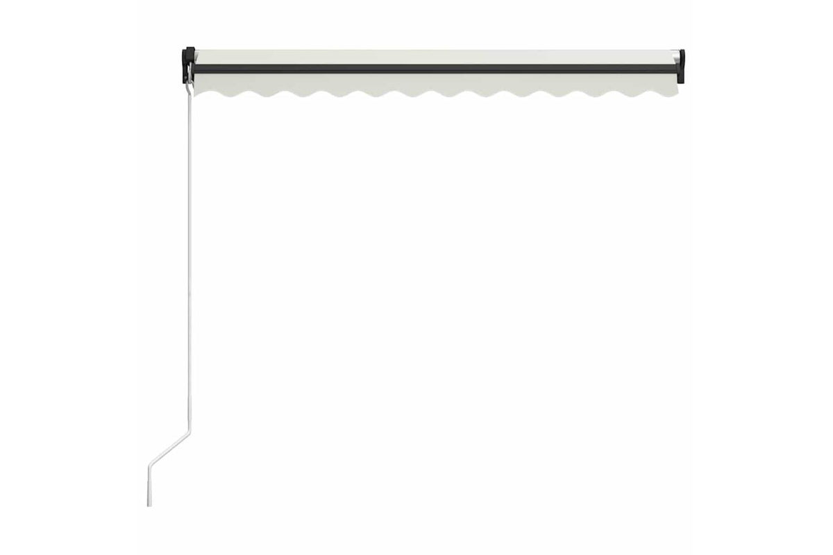 vidaXL 3055185 Manual Retractable Awning 300x250cm Cream-4