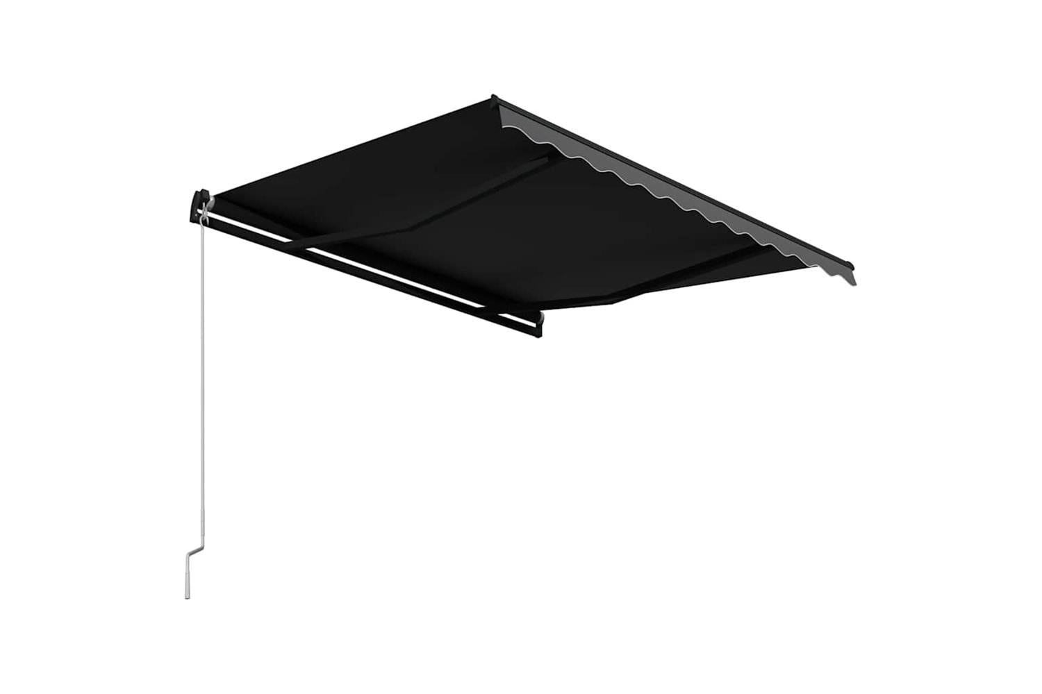 vidaXL 3051238 Manual Retractable Awning 350x250cm Anthracite-4