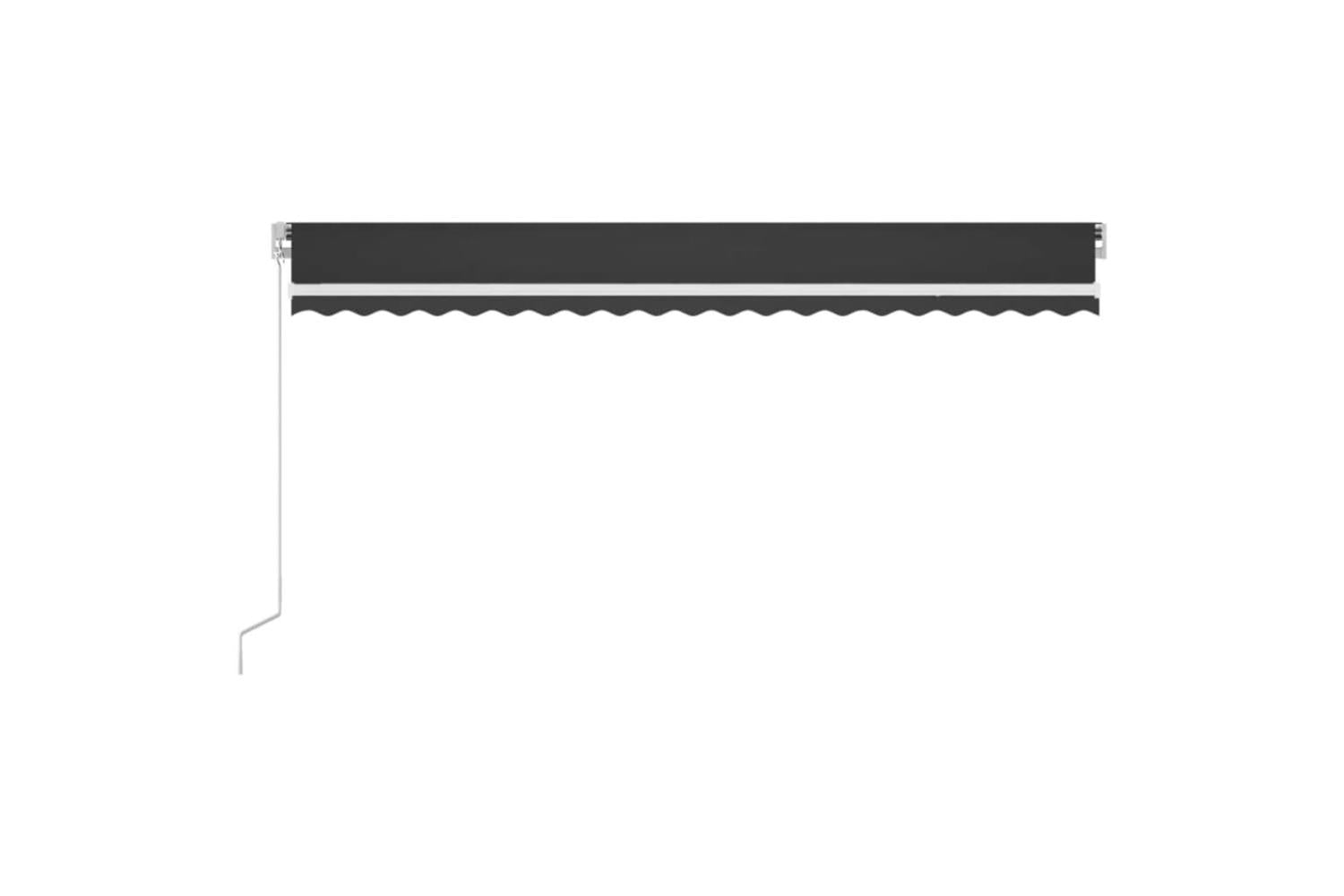 vidaXL 3069019 Manual Retractable Awning 500x350cm Anthracite-4