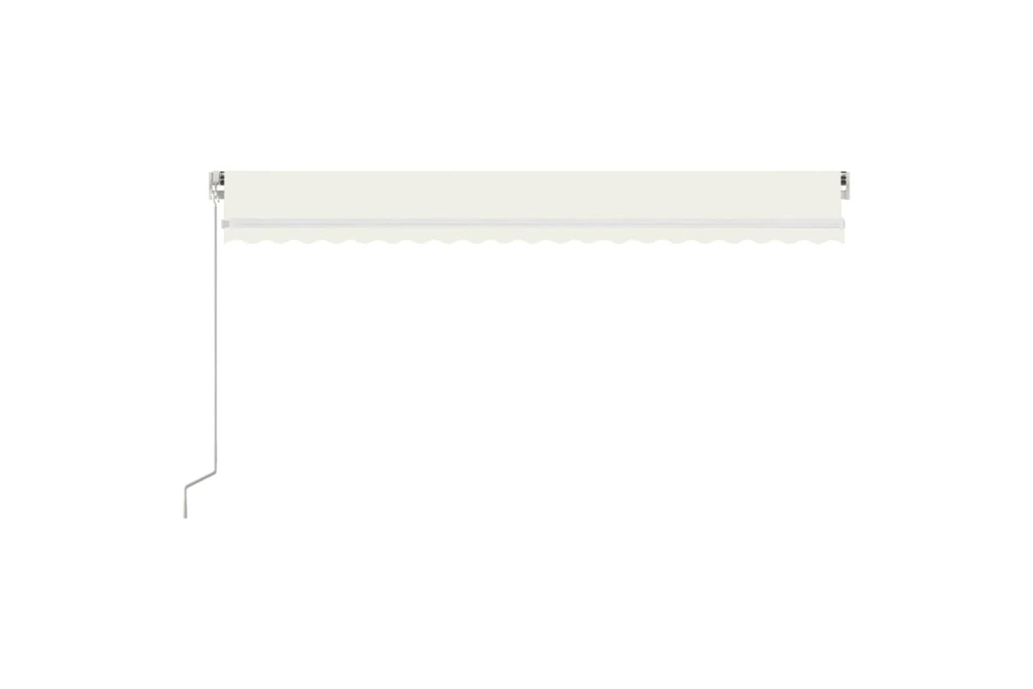 vidaXL 3069017 Manual Retractable Awning 500x350cm Cream-4