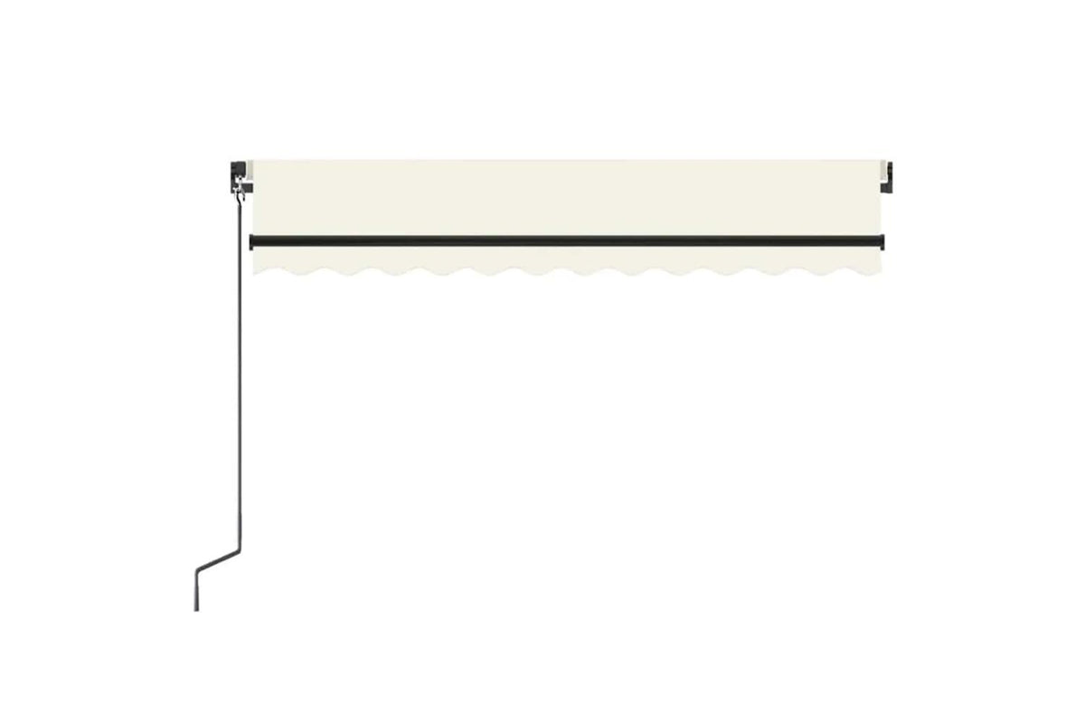 vidaXL 3069077 Manual Retractable Awning 350x250cm Cream-3
