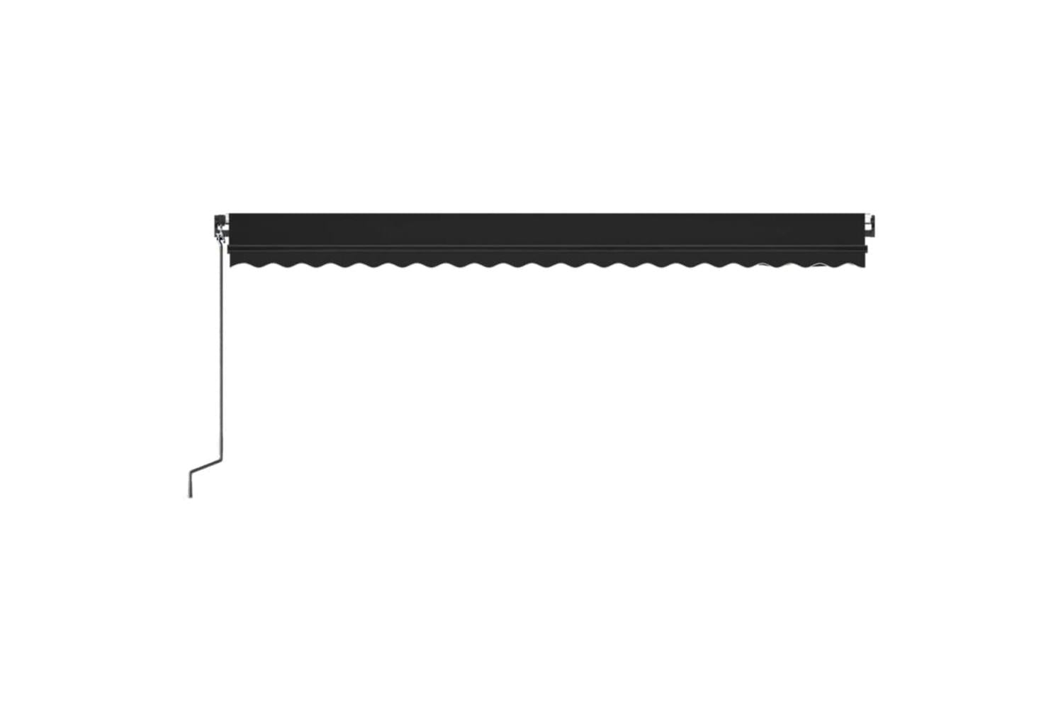 vidaXL 3069219 Manual Retractable Awning 500x350cm Anthracite-4