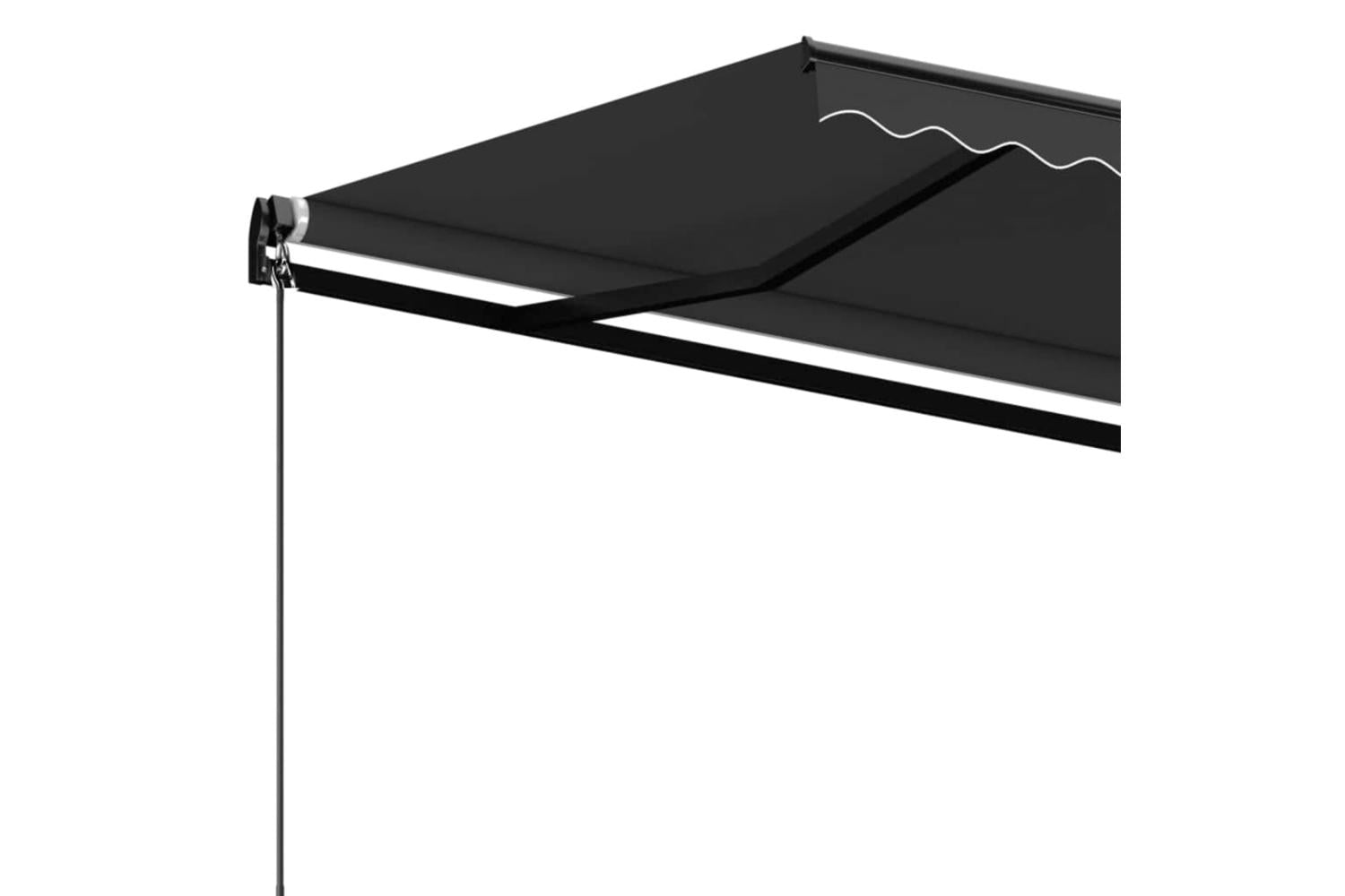 vidaXL 3069219 Manual Retractable Awning 500x350cm Anthracite-5