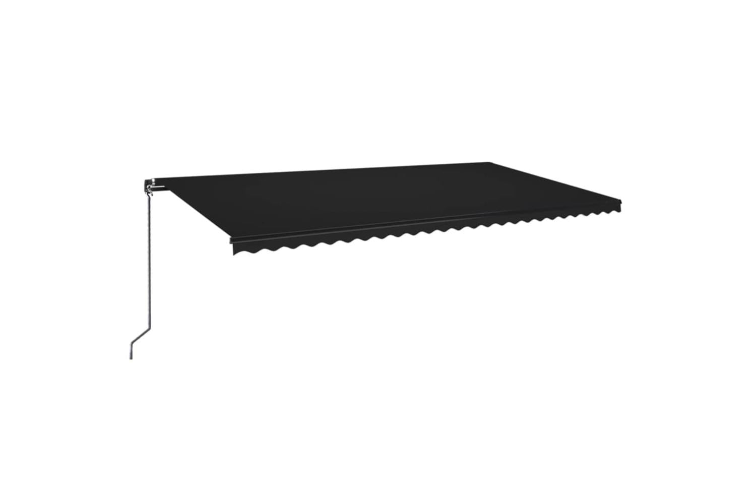 vidaXL 3069244 Manual Retractable Awning With Led 600x350cm Anthracite-2