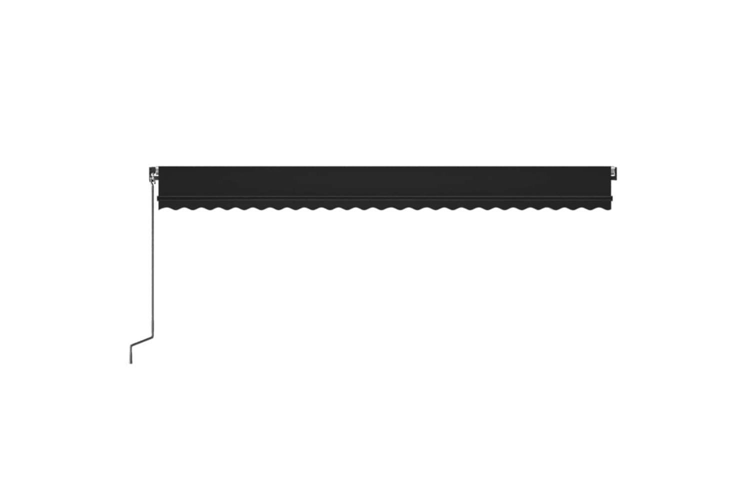 vidaXL 3069244 Manual Retractable Awning With Led 600x350cm Anthracite-4
