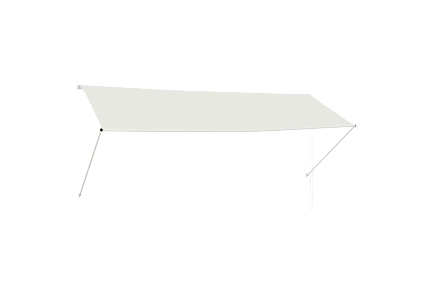 Vidaxl Retractable Awning 350x150 Cm Cream-2