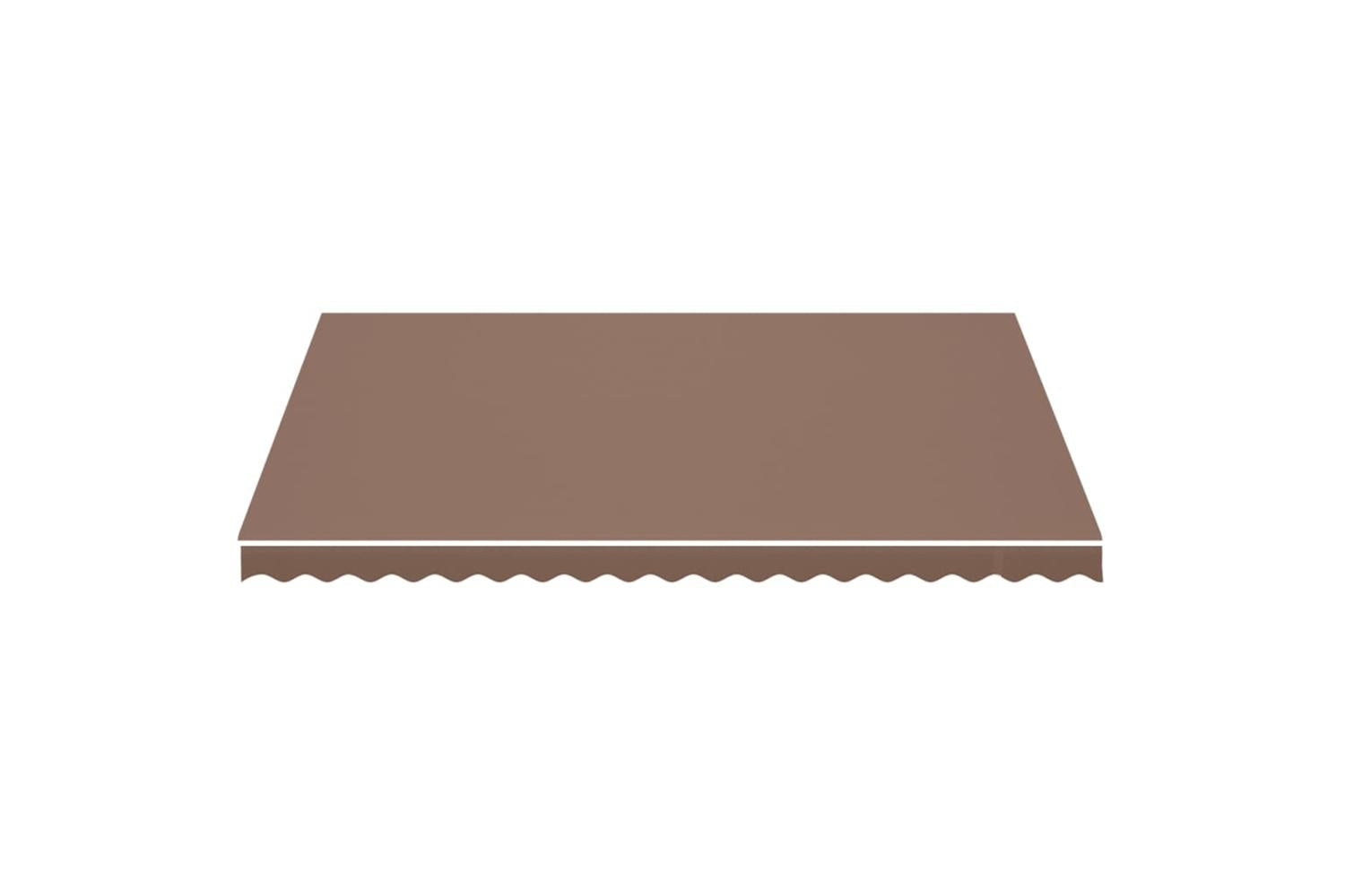 Vidaxl 311980 Replacement Fabric For Awning Brown 4.5x3.5 M-3
