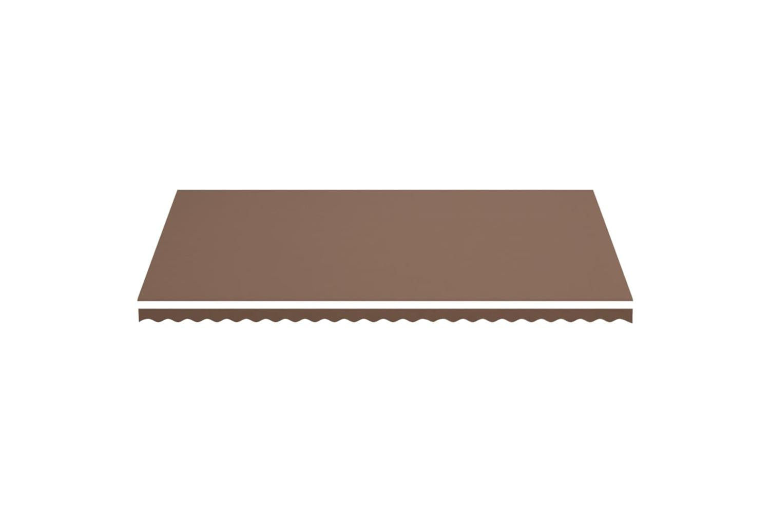 Vidaxl 311984 Replacement Fabric For Awning Brown 6x3.5 M-3