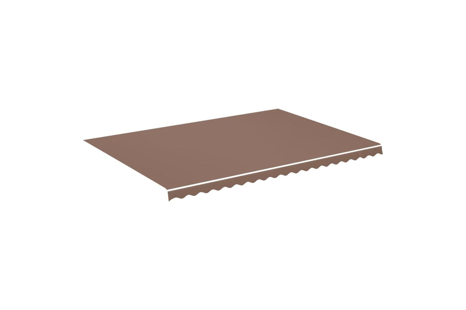 Vidaxl 311982 Replacement Fabric For Awning Brown 5x3.5 M-2