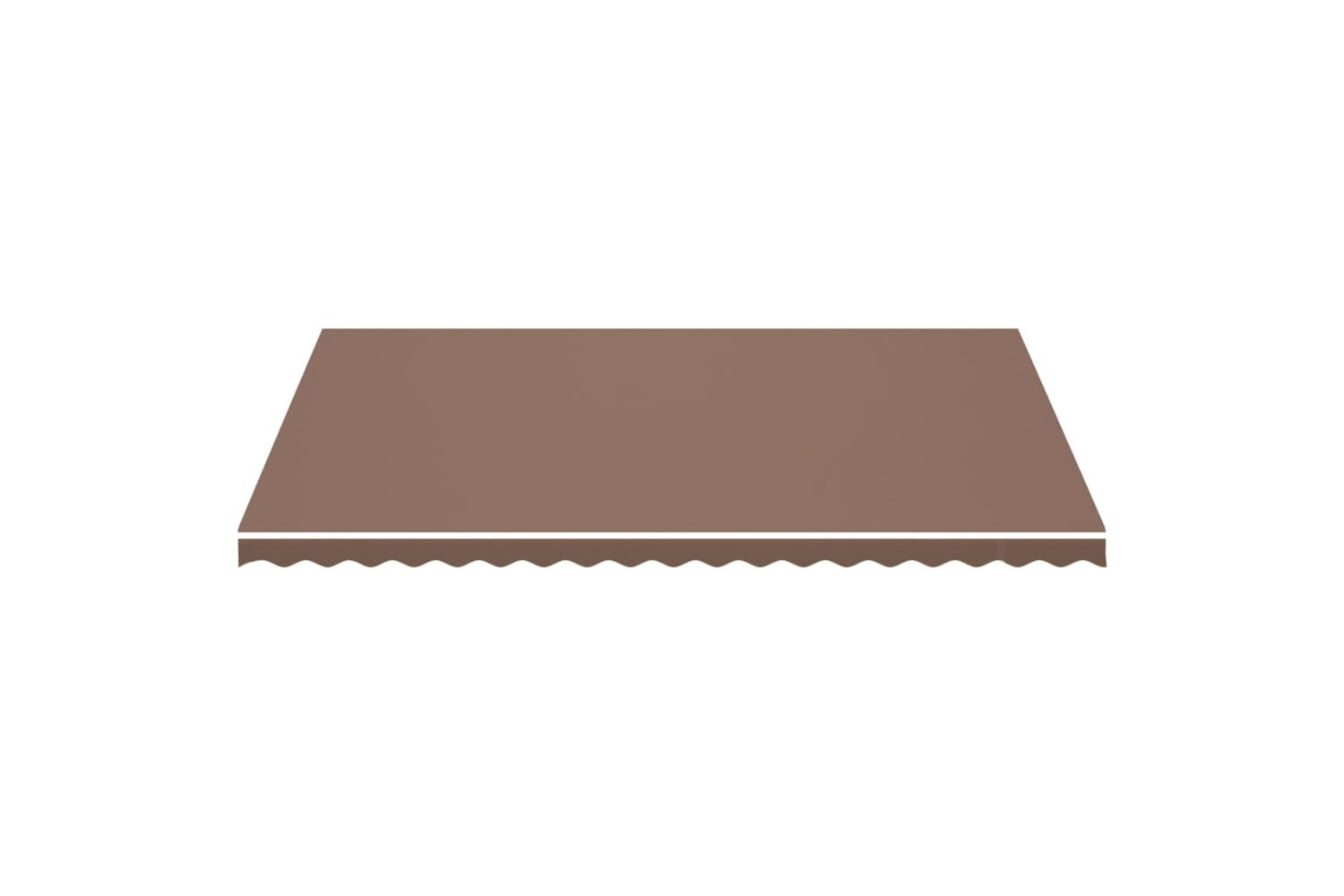 Vidaxl 311982 Replacement Fabric For Awning Brown 5x3.5 M-3