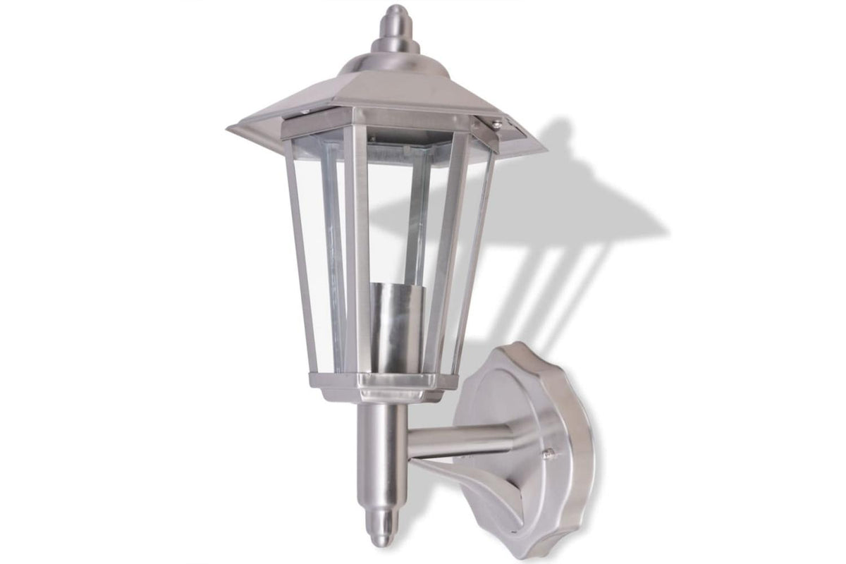 Vidaxl 42221 Outdoor Uplight Wall Lantern Stainless Steel-2