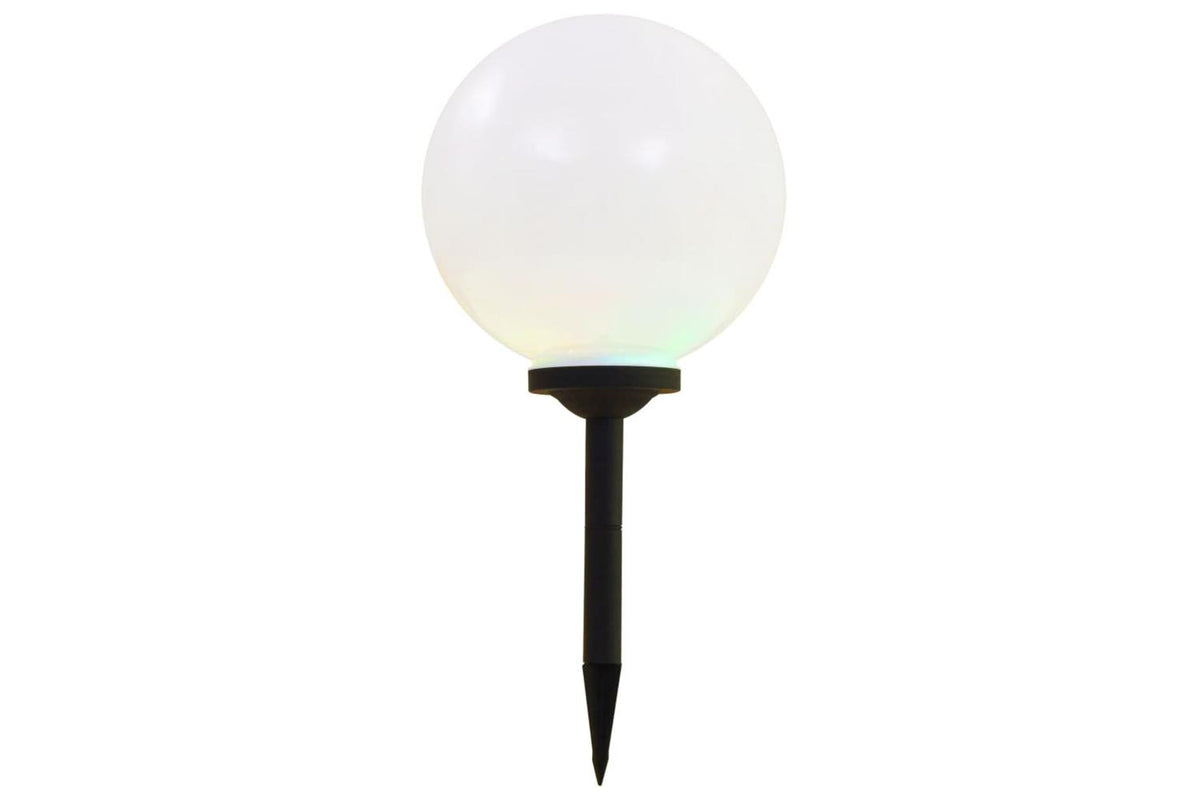 vidaXL Outdoor Solar Lamps 2 Pcs Led Spherical 30cm Rgb-2