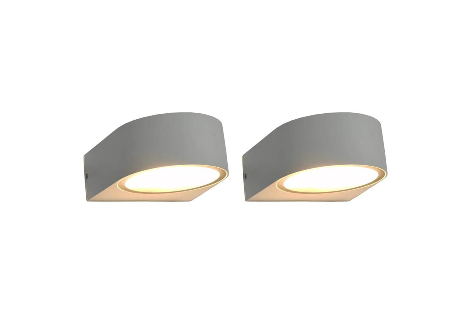 Vidaxl 45657 Outdoor Wall Lights 2 Pcs 11 W White Round