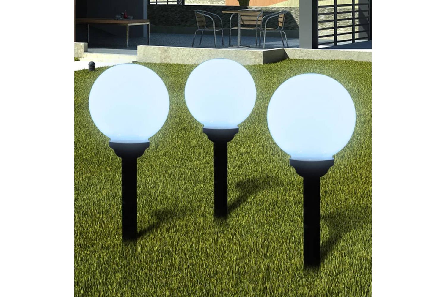 vidaXL 277115 Outdoor Pathway Lamps 6 Pcs Led 20cm With Ground Spike-3