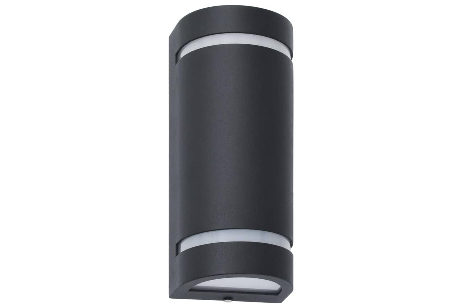 Vidaxl 45649 Outdoor Wall Lights 2 Pcs 35 W Black Half-round-3