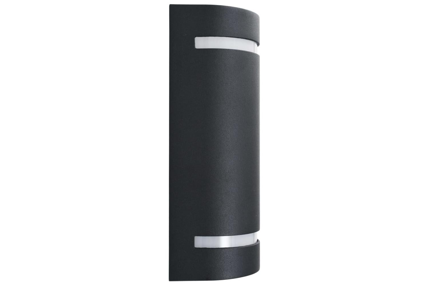 Vidaxl 45649 Outdoor Wall Lights 2 Pcs 35 W Black Half-round-4