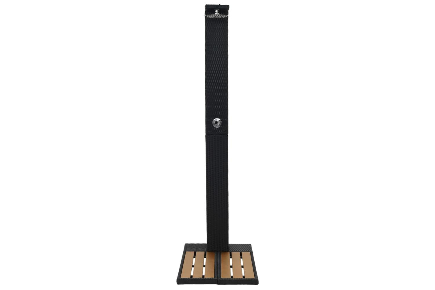 Vidaxl Garden Shower Poly Rattan Wpc-3