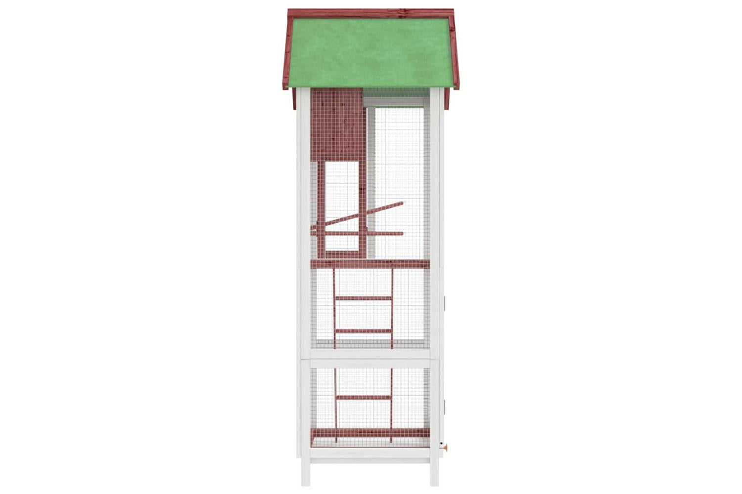vidaXL 172257 Bird House Mocha 60x58.5x160cm Solid Wood Pine-5