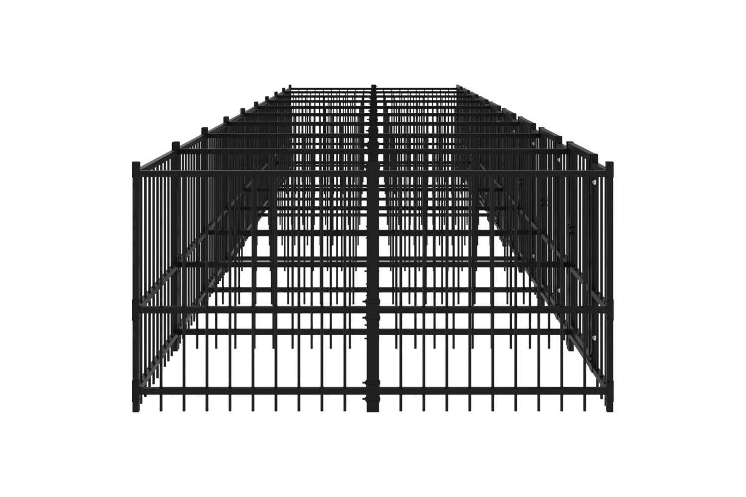 Vidaxl 3124586 Outdoor Dog Kennel Steel 16.89 M2-4