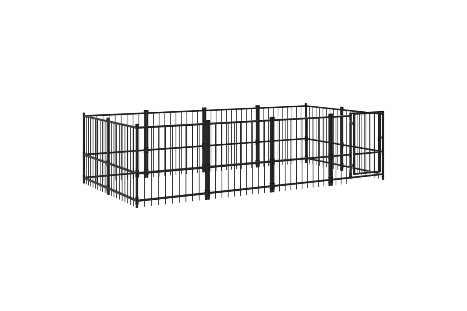 Vidaxl 3124600 Outdoor Dog Kennel Steel 7.51 M2