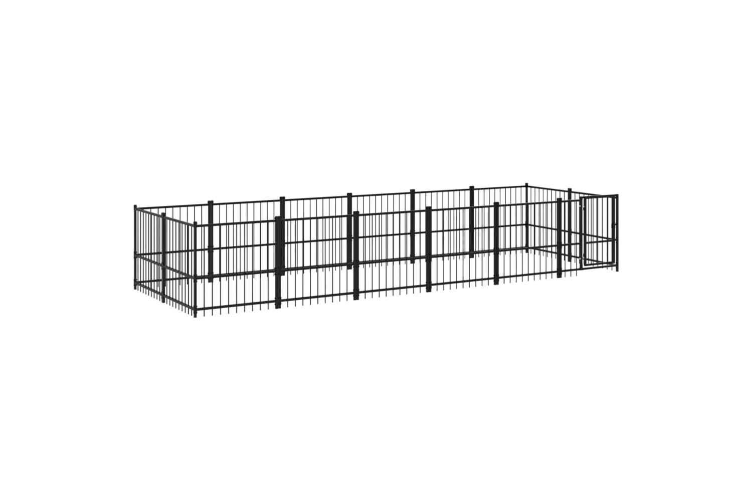 Vidaxl 3124602 Outdoor Dog Kennel Steel 11.26 M2-2
