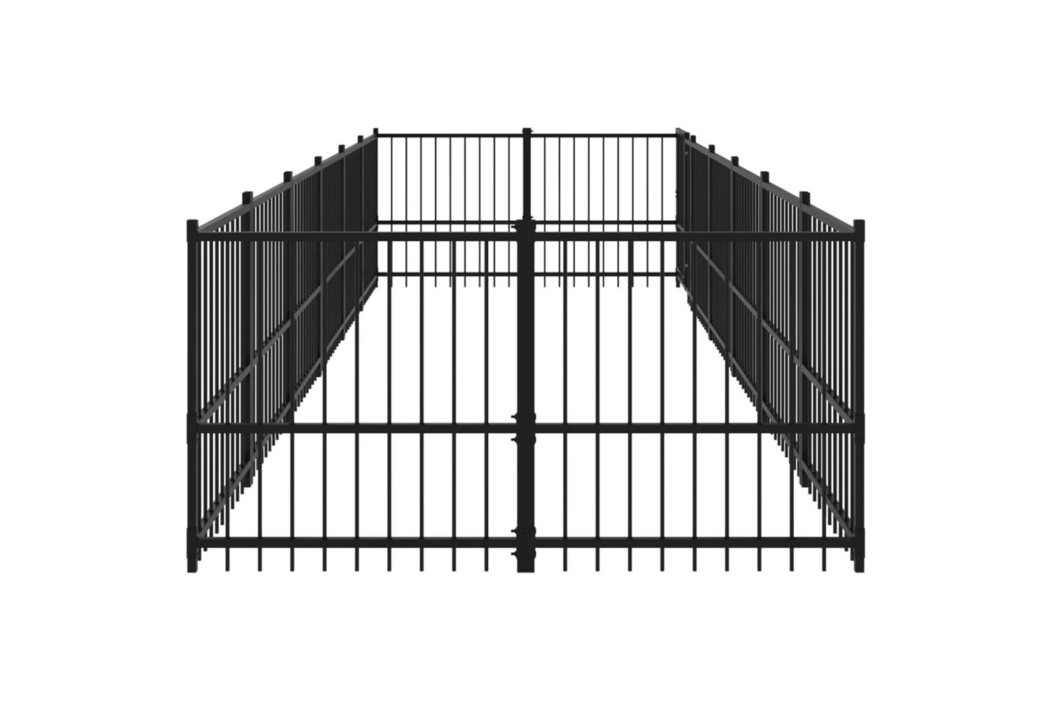 Vidaxl 3124602 Outdoor Dog Kennel Steel 11.26 M2-4