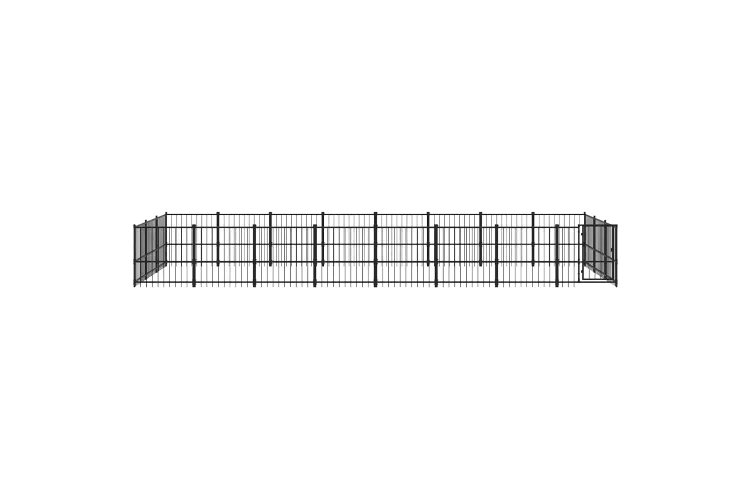 Vidaxl 3124621 Outdoor Dog Kennel Steel 22.58 M2-3
