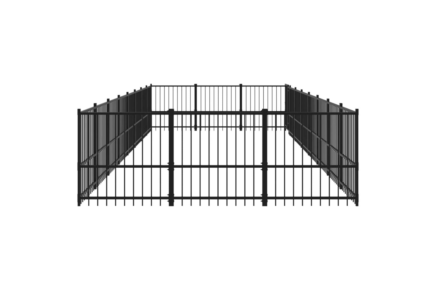 Vidaxl 3124621 Outdoor Dog Kennel Steel 22.58 M2-4