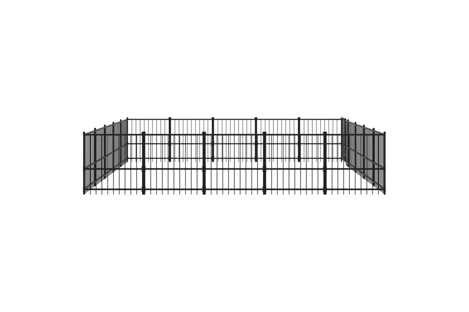 Vidaxl 3124635 Outdoor Dog Kennel Steel 23.52 M2-4
