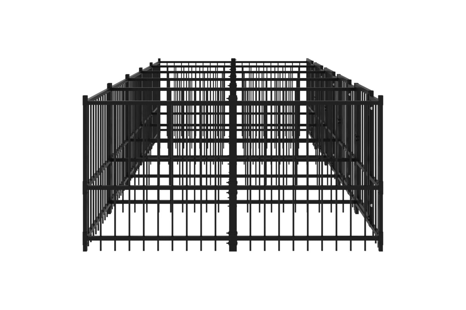 Vidaxl 3124582 Outdoor Dog Kennel Steel 9.38 M2-4