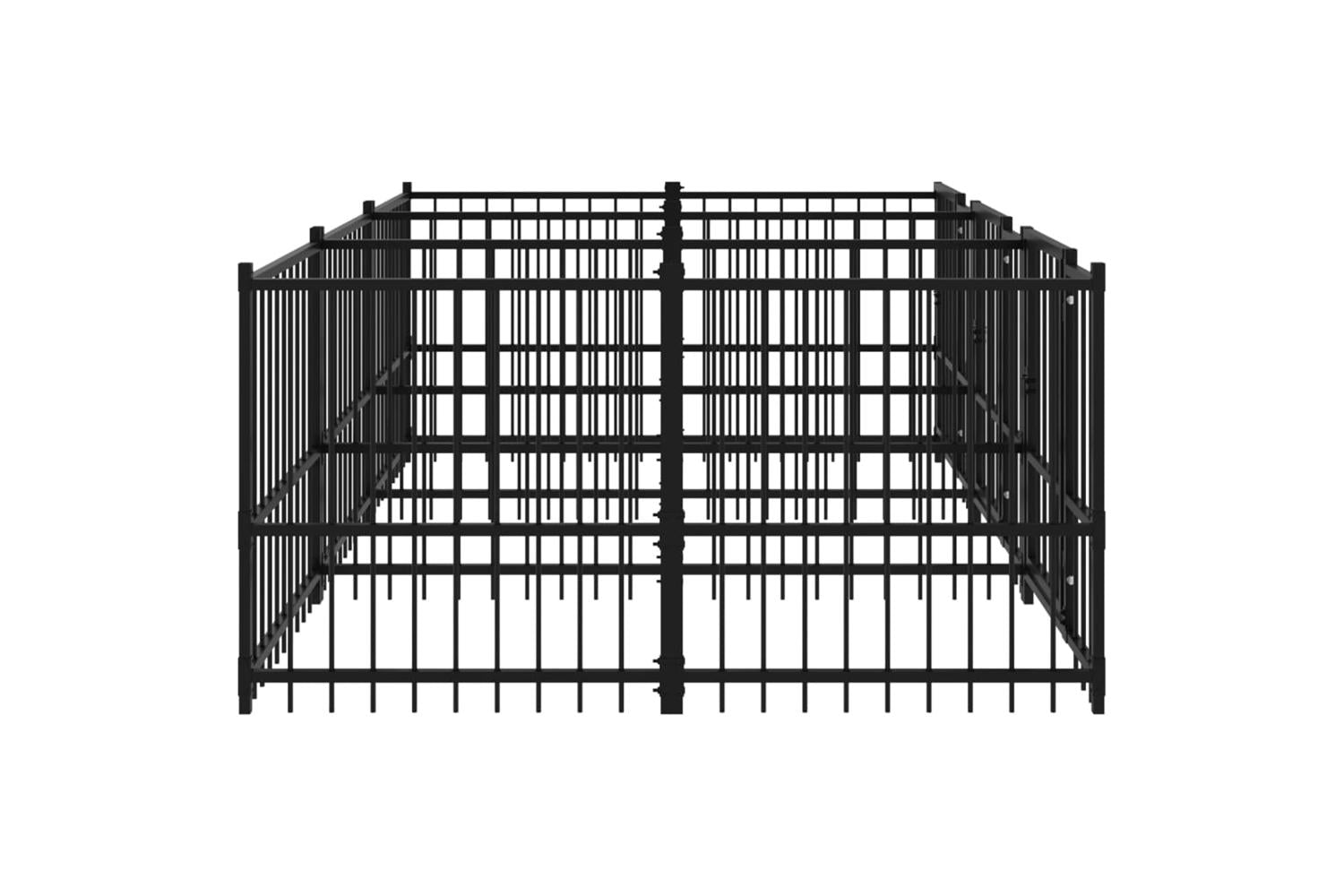 Vidaxl 3124580 Outdoor Dog Kennel Steel 5.63 M2-4