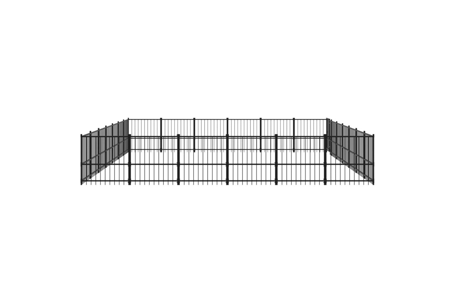 Vidaxl 3124644 Outdoor Dog Kennel Steel 39.52 M2-4