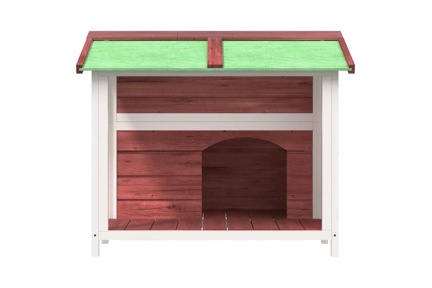 vidaXL 172266 Dog Kennel Mocha 96x87x80.5cm Solid Wood Pine-3