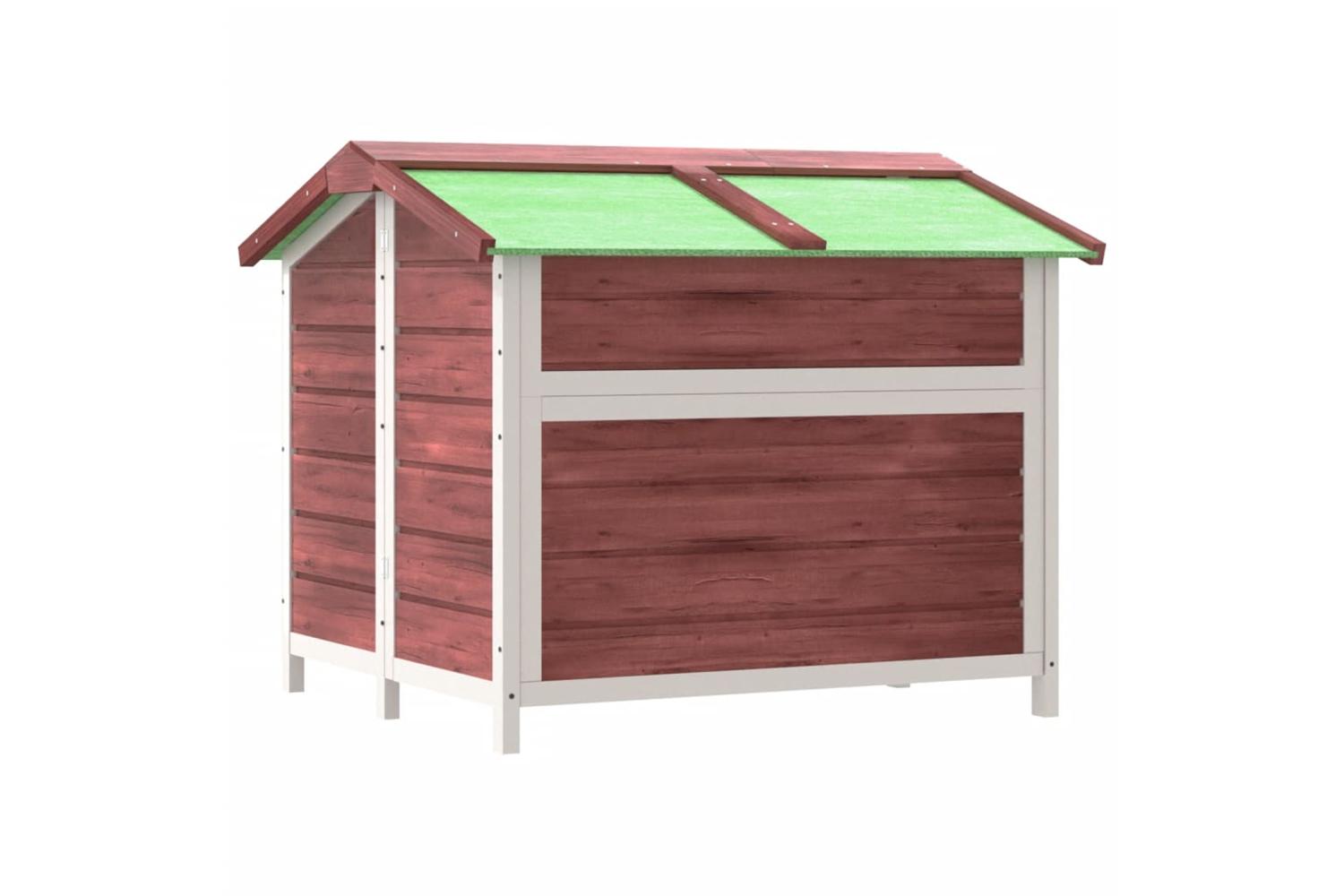 vidaXL 172266 Dog Kennel Mocha 96x87x80.5cm Solid Wood Pine-5